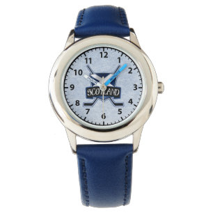 Scottish Ice Hockey Shield Logo Wrist Watch