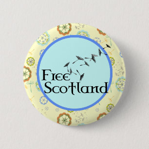 Scottish Independence Dandelion Badge