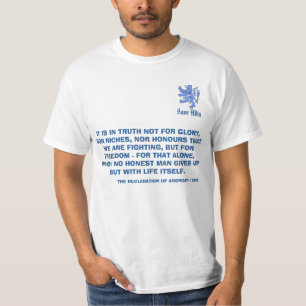 Scottish Independence Declaration of Arbroath Lion T-Shirt