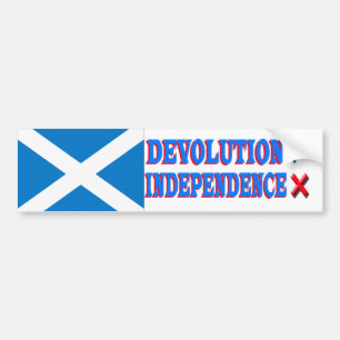 Scottish Independence NO Bumper Sticker