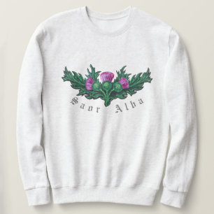 Scottish Independence Saor Alba Thistle Art Sweatshirt