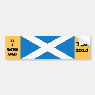 Scottish Independence Yes 2014 Bumper Sticker