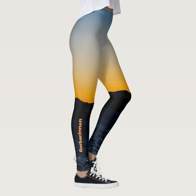 Scottish Isles Sunrise Leggings (Right)
