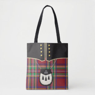 Scottish kilt tote