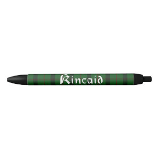 Scottish Kincaid Clan Tartan Plaid Custom Pen