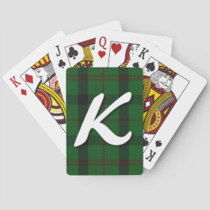 Scottish Kincaid Clan Tartan Plaid Playing Cards