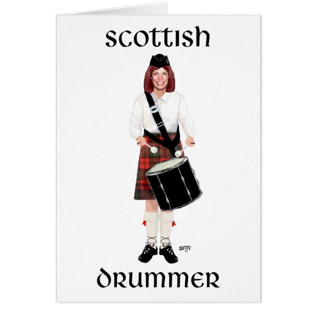 Scottish Lassie - Tenor Drum (Front)