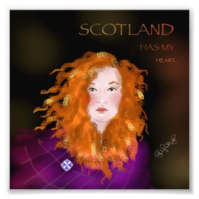 Scottish lassy print (Front)
