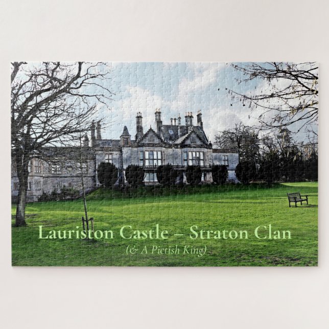 Scottish Lauriston Castle – Straton Clan Puzzle (Horizontal)