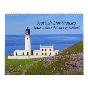 Scottish lighthouses calendar
