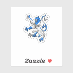 Scottish Lion In St. Andrew’s Colors