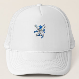 Scottish Lion In St. Andrew’s Colors Trucker Hat