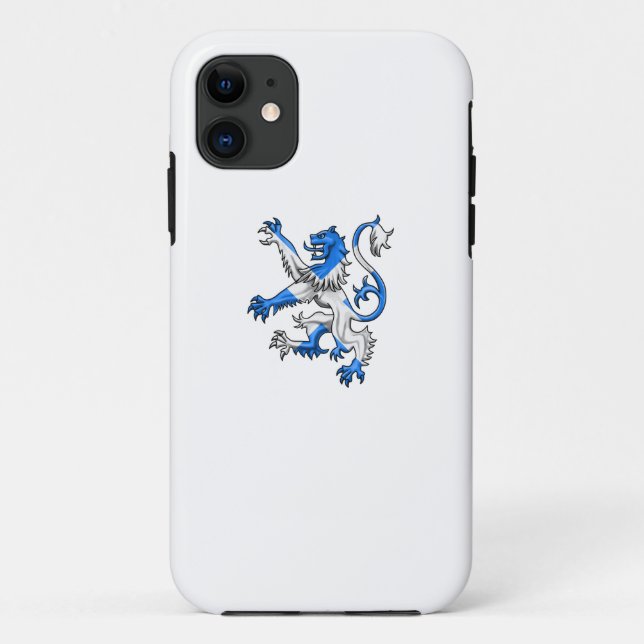 Scottish Lion In St. Andrew’s Colours Case-Mate iPhone Case (Back)