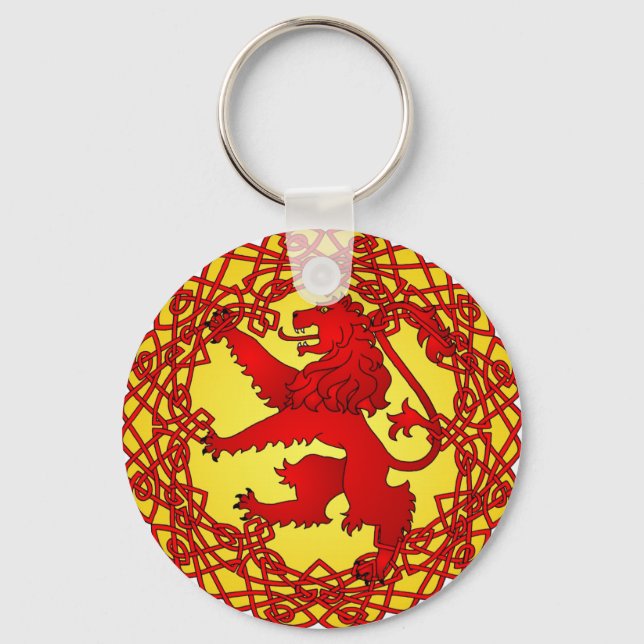 Scottish Lion Key Ring (Front)