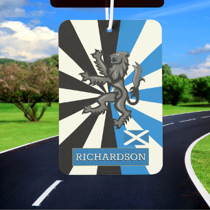 Scottish Lion, Rampant, car, patriotic, Scotland Car Air Freshener