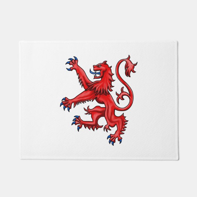 Scottish Lion Rampant Doormat (Front)