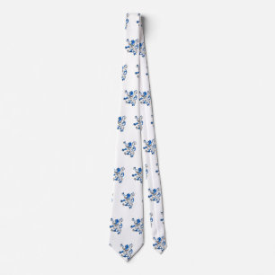 Scottish Lion Rampant Saint Andrew Cross Colors Tie