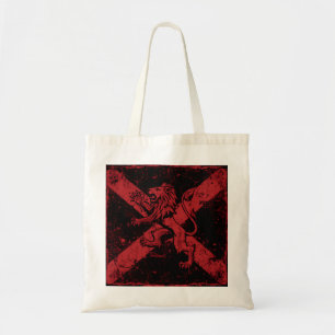 Scottish Lion Rampant Tote Bag Bold Saltire & He
