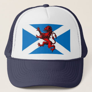 scottish lion trucker hat