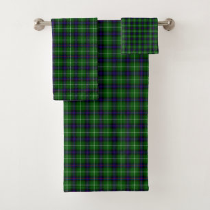 Scottish MacDonald Tartan  Bath Towel Set