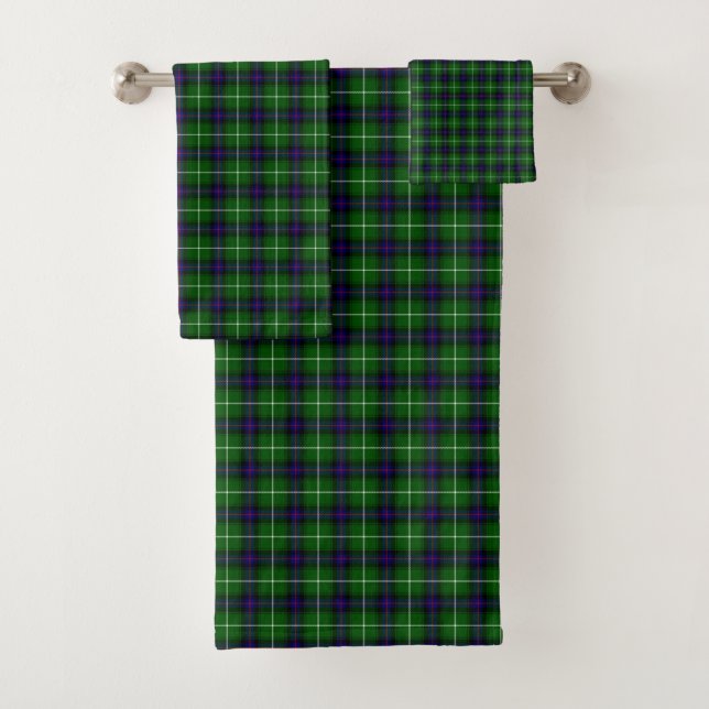 Scottish MacDonald Tartan  Bath Towel Set (Insitu)