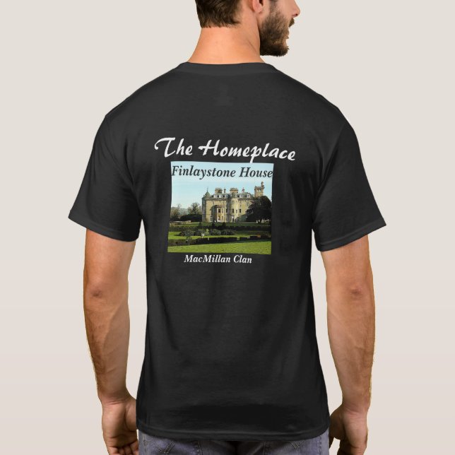 Scottish MacMillan Clan's Finlaystone House T-Shirt (Back)
