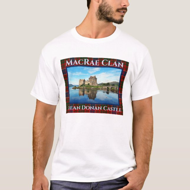 Scottish MacRae Clan's Eilean Donan Castle T-Shirt (Front)