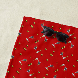 Scottish Martini Beach Towel