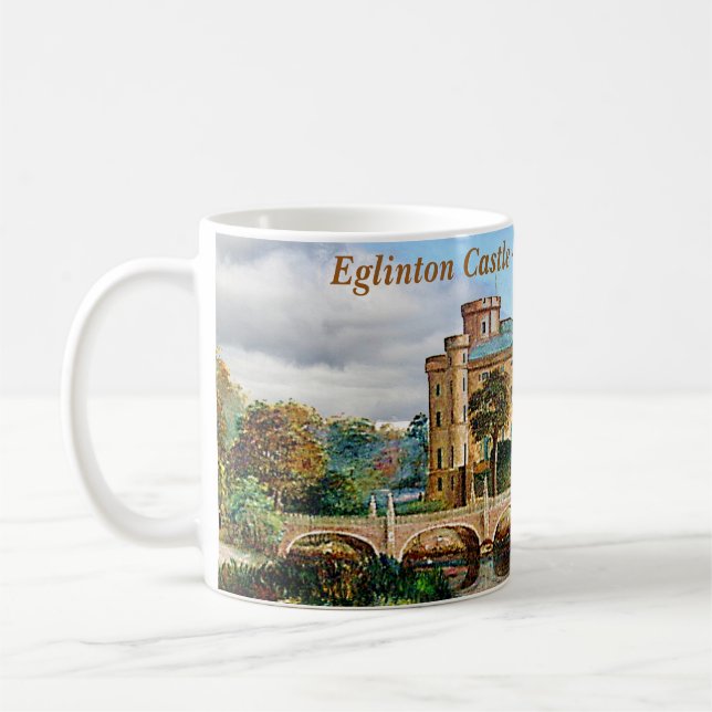 Scottish Montgomery Clan's Eglinton Castle Coffee Mug (Left)