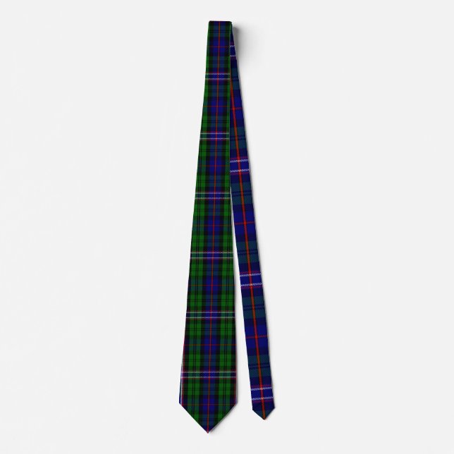 Scottish National Tartan Print Tie (Front)