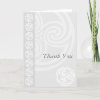 Scottish or Celtic Wedding Thank You Card