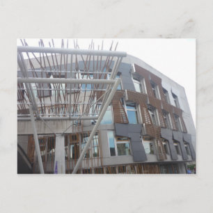 scottish parliament bldg postcard