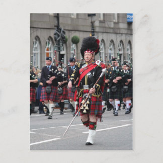 Scottish Pipeband Postcard