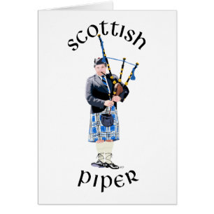 Scottish Piper - Blue