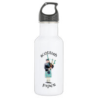 Scottish Piper - Turquoise Plaid