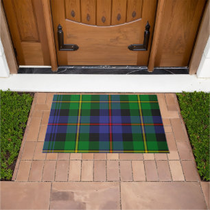Scottish Plaid Pattern Doormat