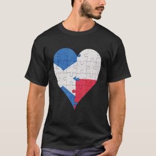 Scottish Polish Flag Heart T-Shirt
