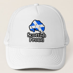 Scottish Proud Scotland Flag Fist Trucker Hat