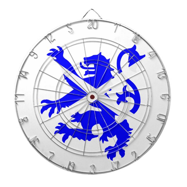 Scottish Rampant Lion Dartboard (Front)