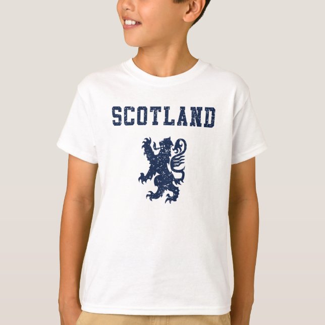 Scottish Rampant Lion Kids T-Shirt (Front)