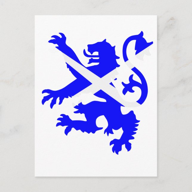 Scottish Rampant Lion Postcard (Front)