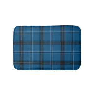 Scottish Ramsay Blue Tartan Bath Mat