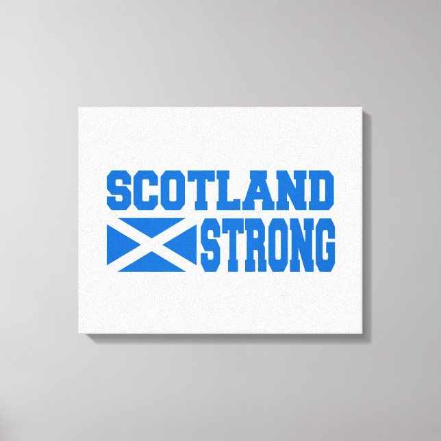 Scottish Referendum Scotland Independant Freedom Canvas Print (Front)