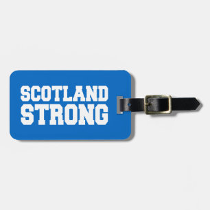 Scottish Referendum Scotland Independant on Blue Luggage Tag