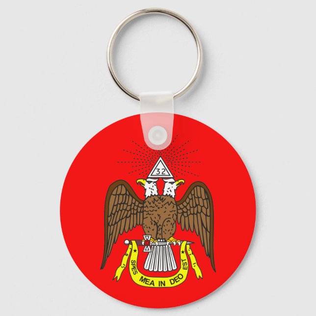 Scottish Rite 32nd degree Key Ring (Front)