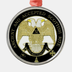 Scottish Rite Metal Tree Decoration