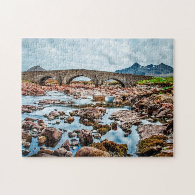 Scottish river bridge. jigsaw puzzle (Horizontal)