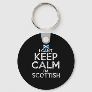 Scottish Roots Scotland Scots Can't Keep Calm Funn Key Ring
