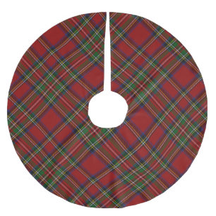 Scottish Royal Stewart Tartan  Brushed Polyester Tree Skirt
