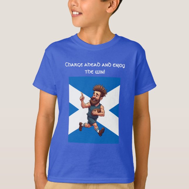 Scottish Rugby Hero T-Shirt (Front)
